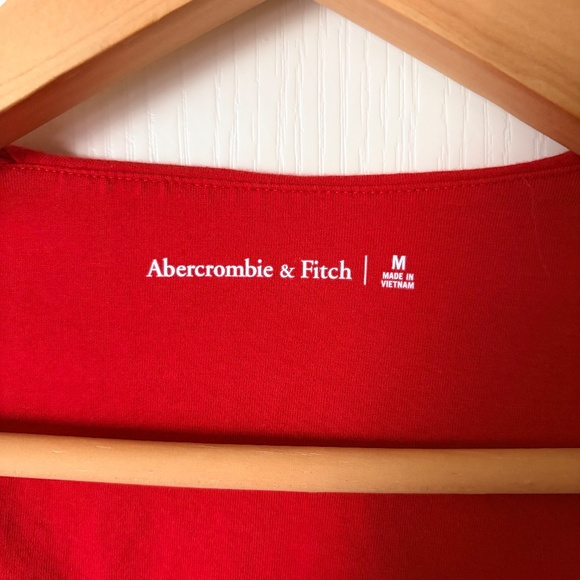 Abercrombie & Fitch The A&F Red Ava Long-Sleeve Top, Medium - Picture 5 of 13